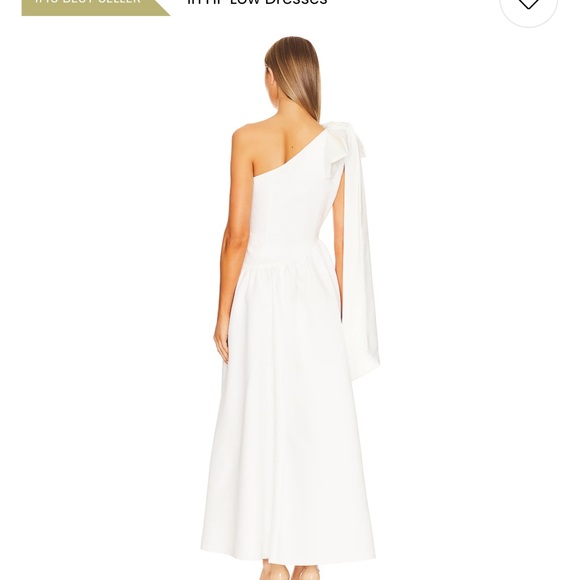 Elliatt One Shoulder White Dress - Picture 2 of 4